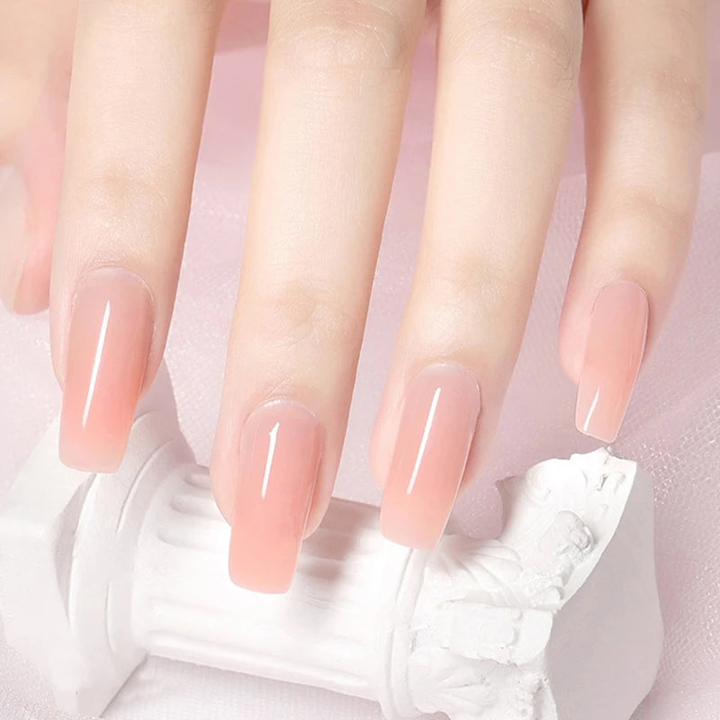 1pc Nail Art UV LED Clear Contruction Milky White, Pink Acryl Gel Construction Gel Polish for Extension 30g