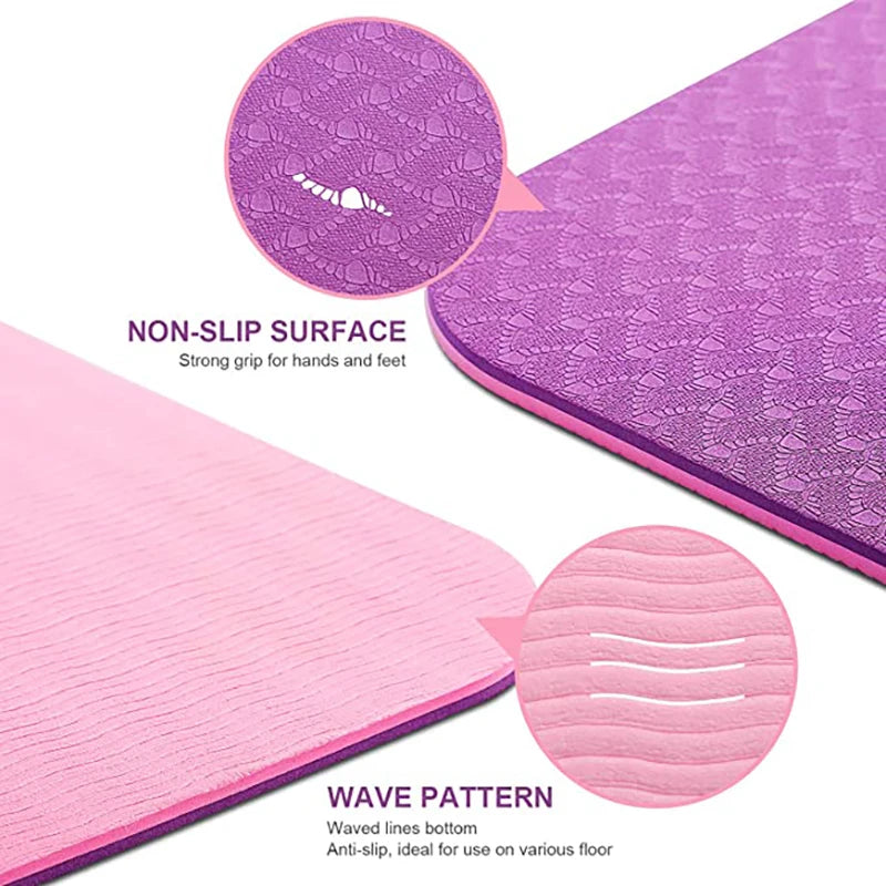 AlignFlex TPE Yoga Mat with Position Line