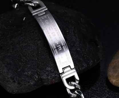 ZORCVENS Gold-color Bracelets Bangles Fashion Men Jewelry Jesus Cross Stainless Steel Rock Jewelry