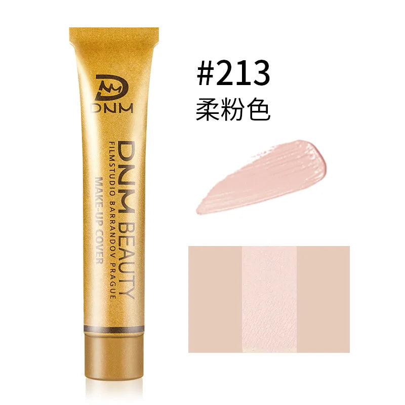 Full Skin Concealer Foundation Cream Face Professional Blemish Cover Dark Spot Tattoo Contour Makeup Liquid Concealer Cosmetic