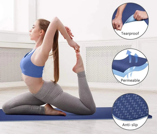 AlignFlex TPE Yoga Mat with Position Line