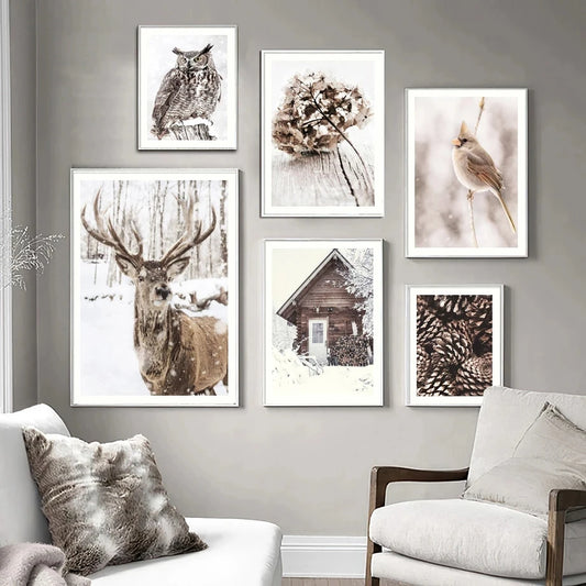 Winter Wonderland Canvas Art - Elk Field House Poster