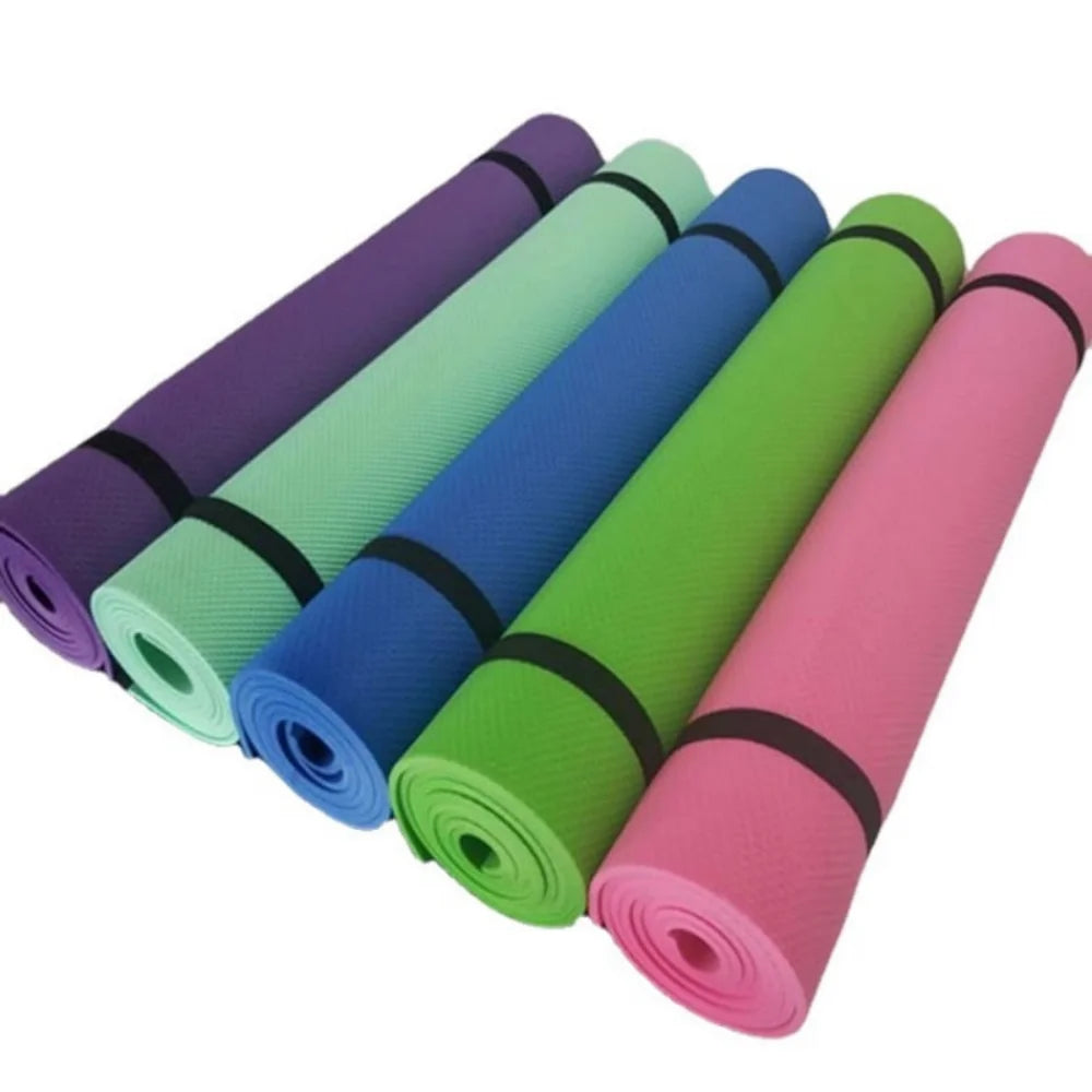 Yoga Mat Anti-skid Sports Fitness Mat 3MM-6MM Thick EVA Comfort Foam Yoga Mat for Exercise Yoga and Pilates Gymnastics Mat