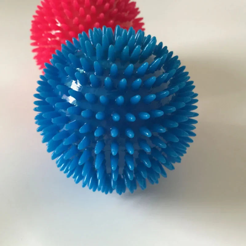 SqueakPlay Polka Sounding Pet Toy Ball