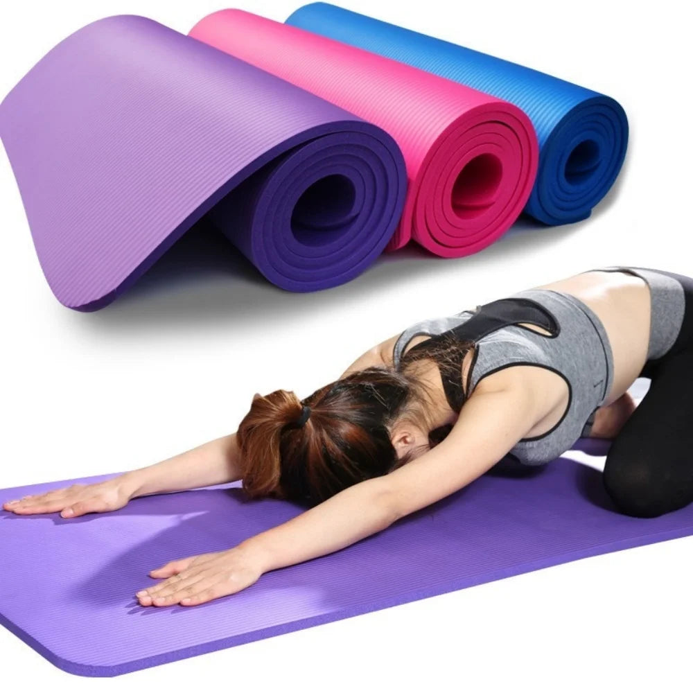 Yoga Mat Anti-skid Sports Fitness Mat 3MM-6MM Thick EVA Comfort Foam Yoga Mat for Exercise Yoga and Pilates Gymnastics Mat