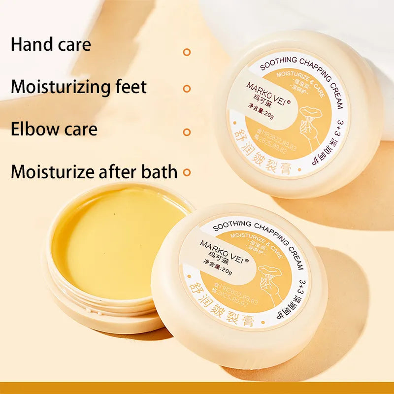 Anti Drying Cracking Foot Cream Heel Cracked Repair Cream Moisturizing Removal Dead Skin Hand Chapping Cream Feet Skin Care 20g