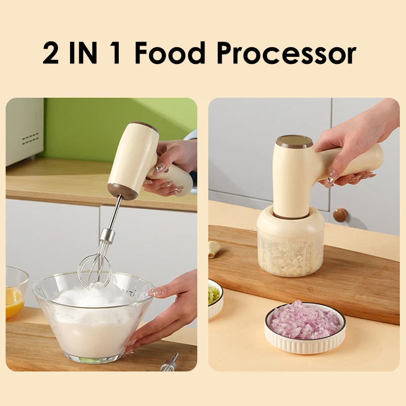 lexiBlend 2-in-1 Cordless Food Processor