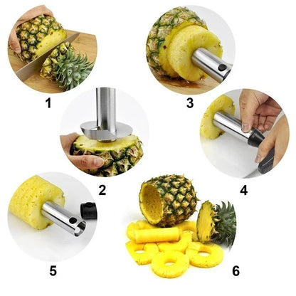 Stainless Steel Pineapple Silcer Peeler Fruit Corer Slicer Ananas Peeler Cutter Fruit Spiral Cutter Kitchen Tools Accessories