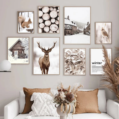 Winter Wonderland Canvas Art - Elk Field House Poster