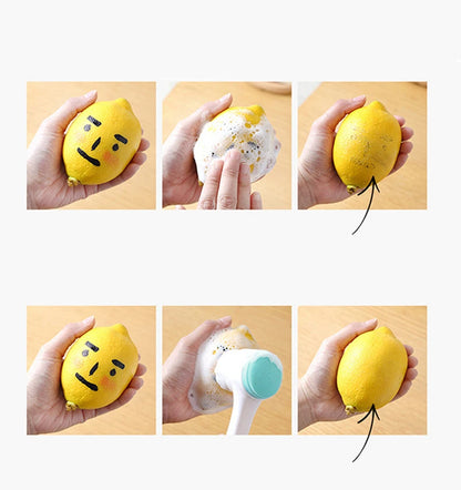 DuoGlow Double-Sided Silicone Facial Cleanser Brush