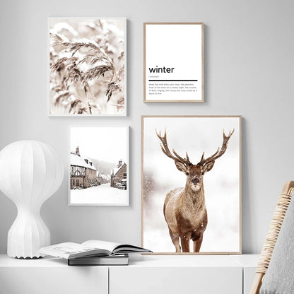 Winter Wonderland Canvas Art - Elk Field House Poster