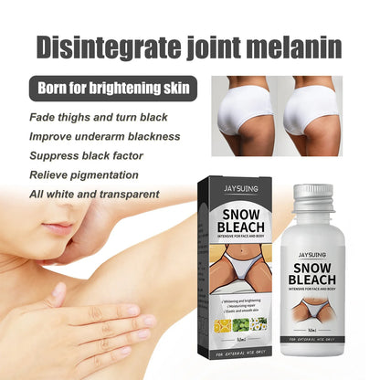 Underarm lightening cream Elbow Knees Joint Removal Intimate Parts Dark Spots Melanin Snow Bleach Cream 30ml