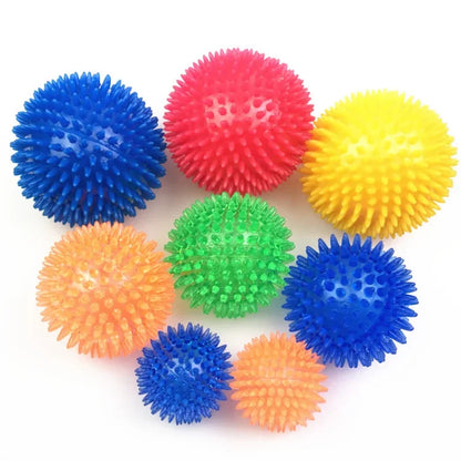 SqueakPlay Polka Sounding Pet Toy Ball