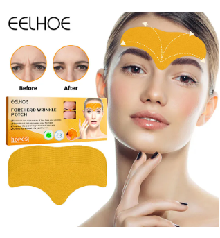 10-50 Anti-wrinkle Forehead Line Removal Gel Patch Firming Mask Frown Lines Face Skin Care Stickers Anti-aging Collagen Natural